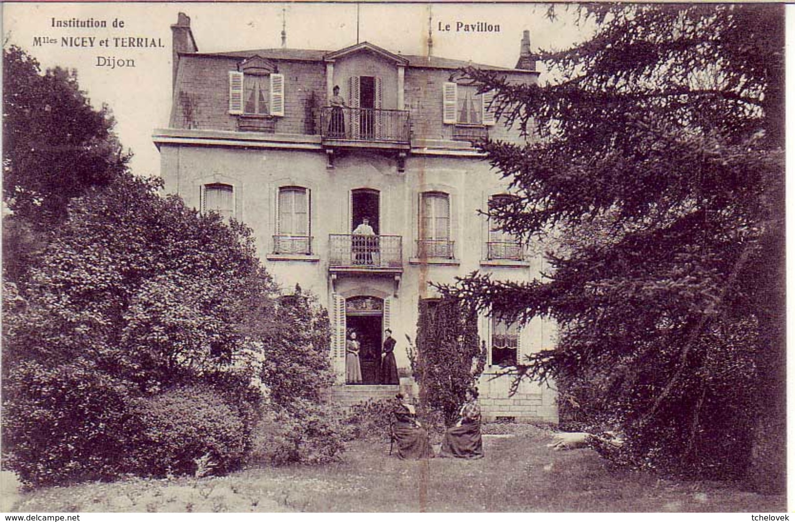 (21). Dijon. Institution Nicey Et Terrial. Le Pavillon & La Chapelle - Dijon