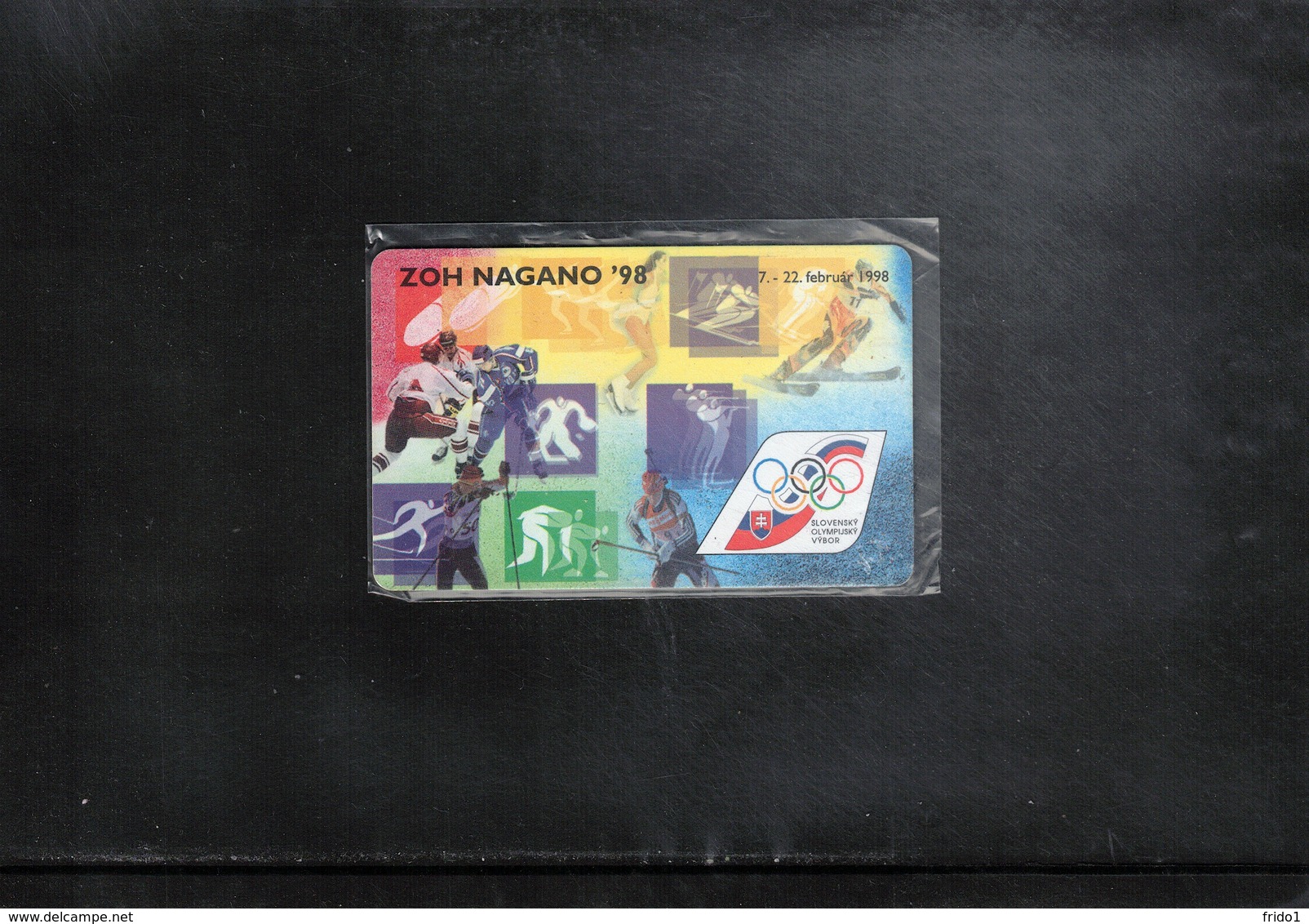 Slovakia 1998 Olympic Games Nagano - Hockey Phonecard - Jeux Olympiques