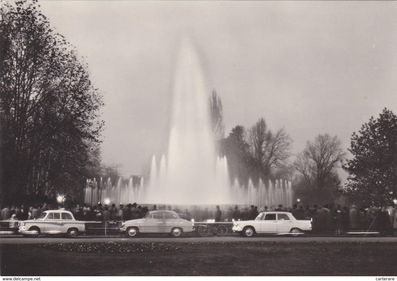 HONGRIE,HUNGARY,KOZEP MAGYARORSZAG,BUDAPEST,CARTE PHOTO,FONTAINE - Hungría