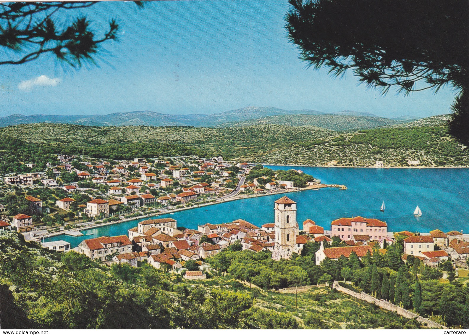 CROATIE,CROATIA,EX YOUGOSLAVIE,3 TIMBRES JUGOSLAVIJA,SIBENIK,TIJESNO - Croatie