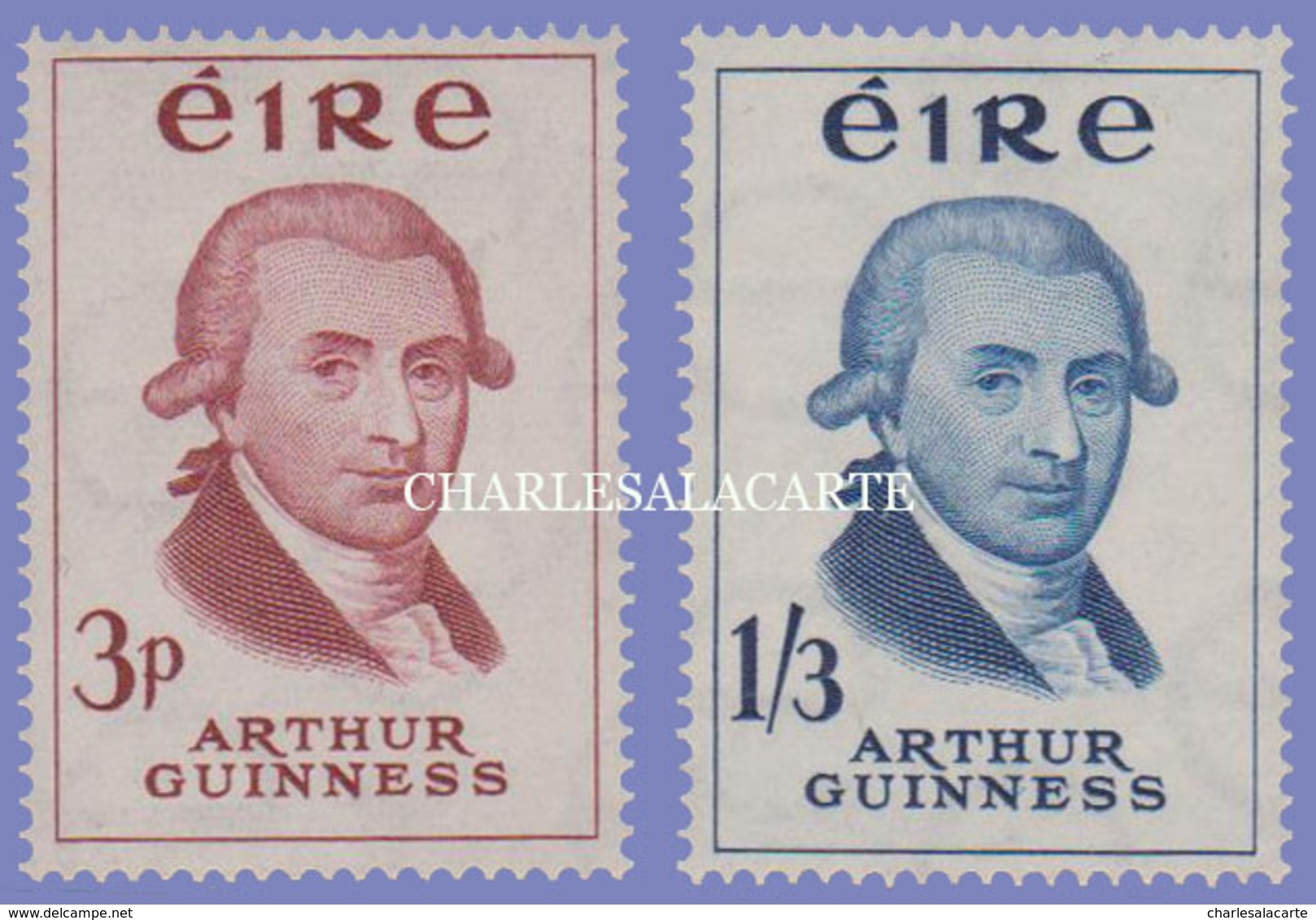 EIRE IRELAND 1959  ARTHUR GUINNESS  S.G. 178-179  U.M. - Neufs