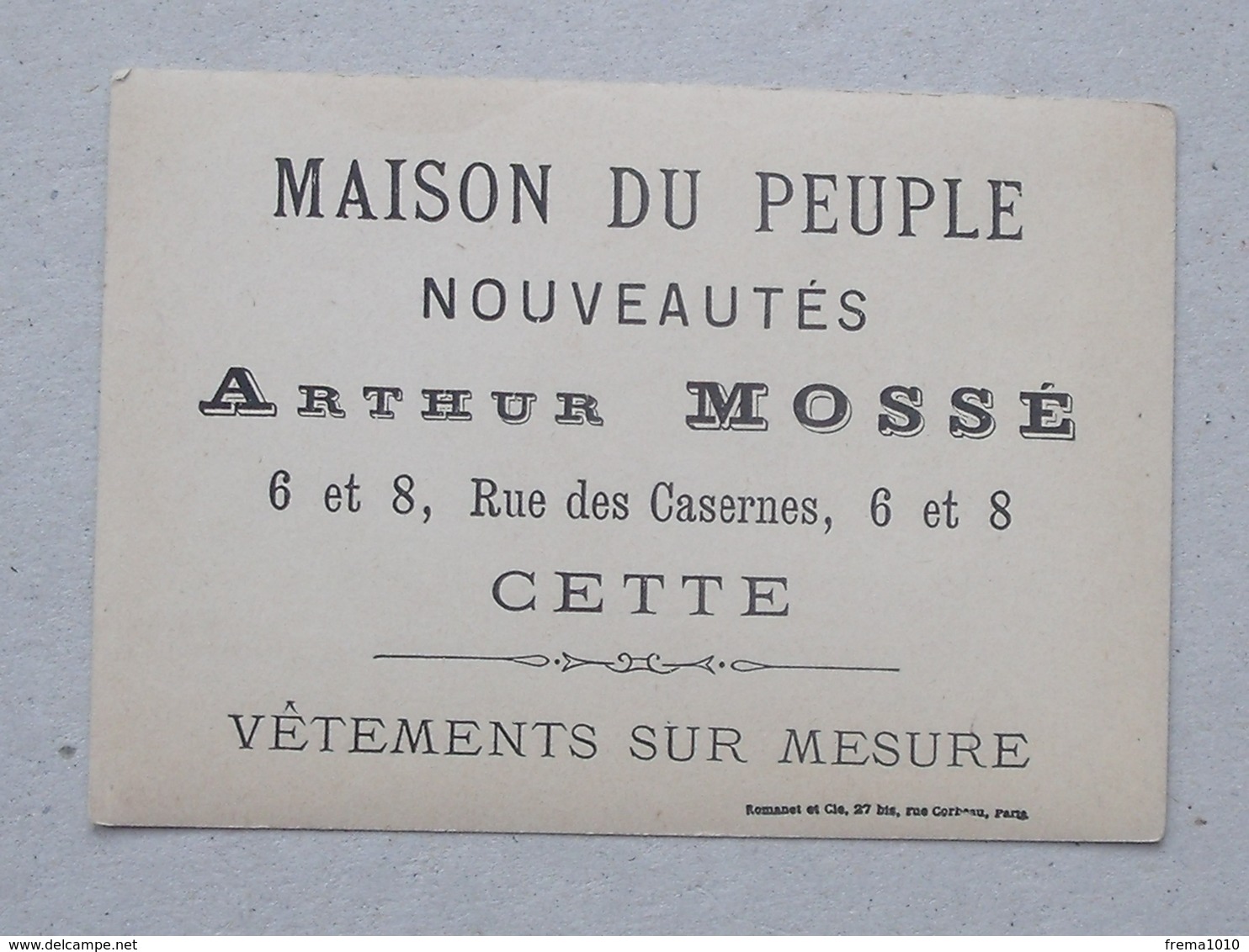 CETTE (34) SETE  CHROMO MAISON DU PEUPLE: ENFANT Cuisinier HOMARD HUMOUR Fillette Peur - ROMANET - Rue Des Casernes - Autres & Non Classés