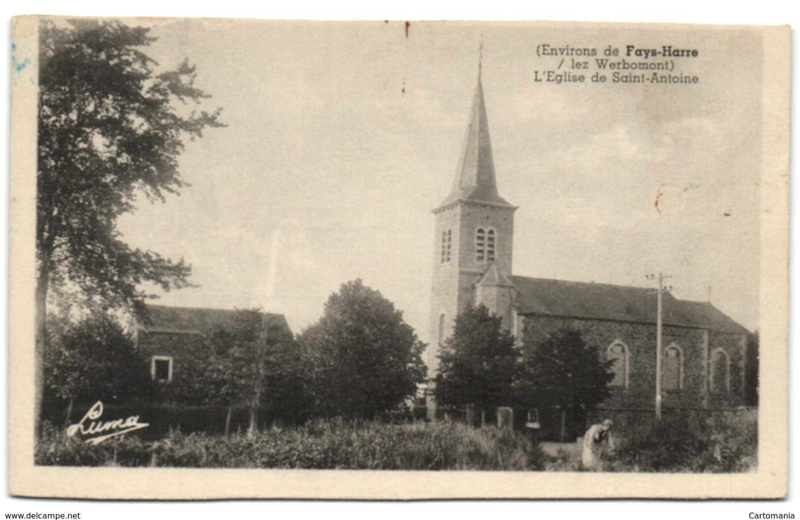 Environs De Fays-Harre / Lez Werbomont - L'Eglise De Saint-Antoine - Manhay