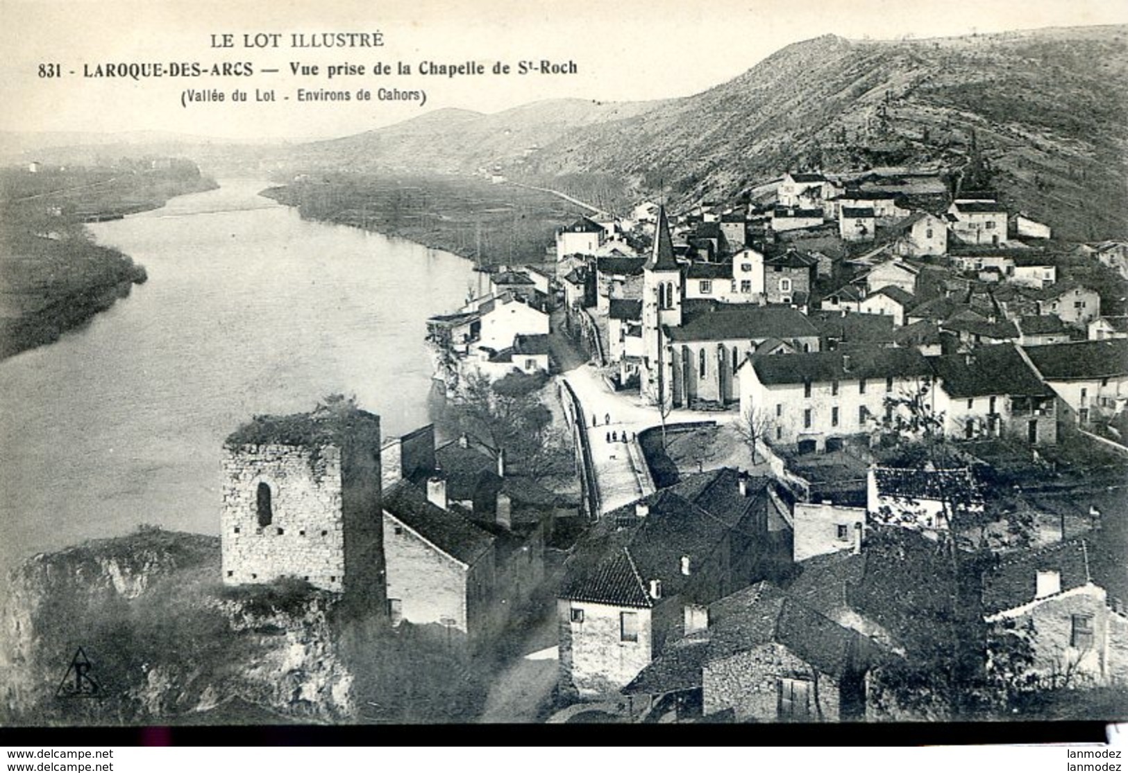 Dpt 46 Larroque Des Arcs Pres De Cahors Vue Prise Pres De La Chapelle Saint-Roch No831 - Other & Unclassified