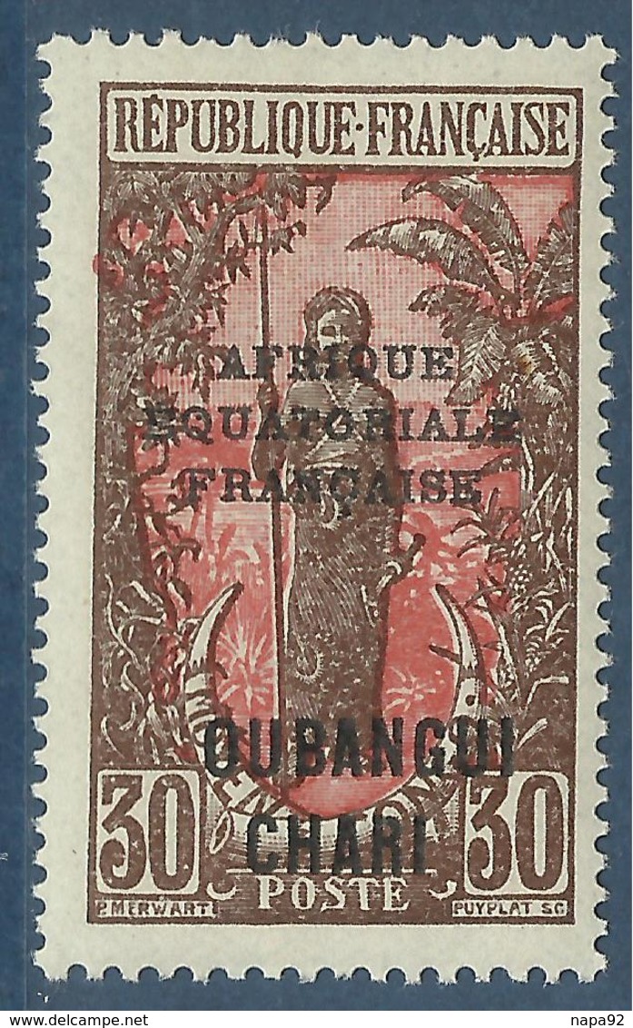 OUBANGUI-CHARI  1925 - YT 64** - Neufs