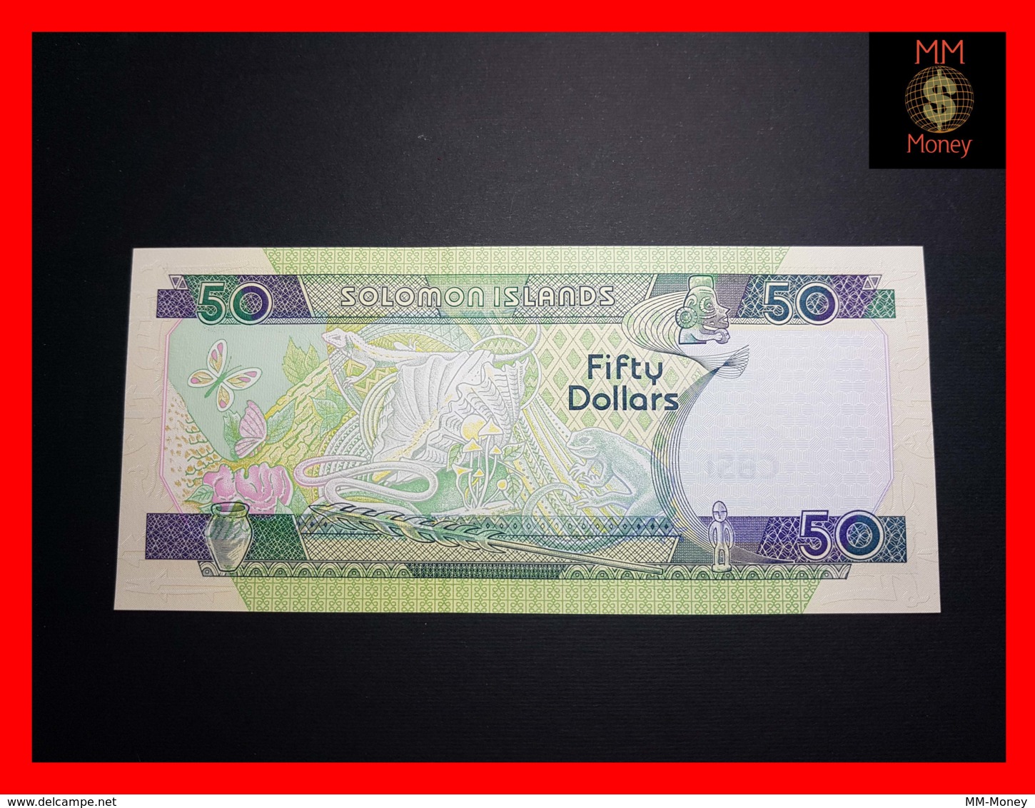 SOLOMON 50 $ 2001 P. 24 Low Serial UNC - Isola Salomon