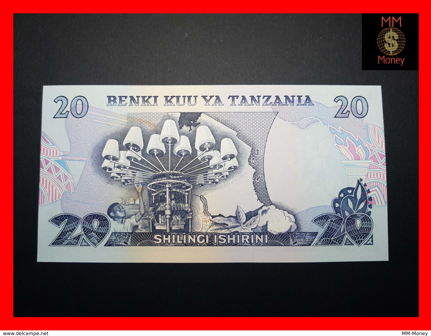 TANZANIA  20 Shilingi  1978  P. 7 B   *scarce*   UNC - Tanzania