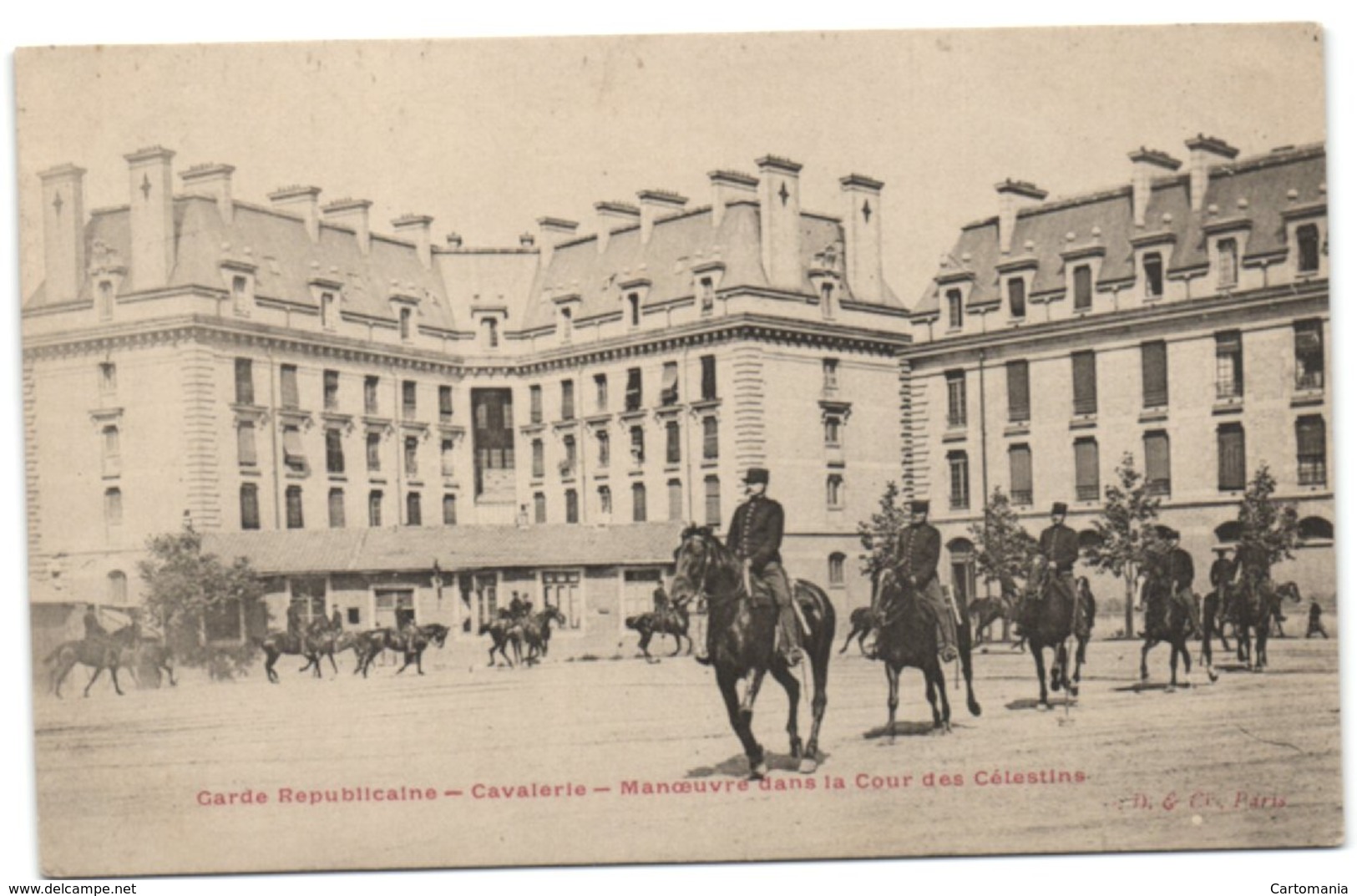 Paris - Garde Républicaine - Cavalerie - Manoeuvre Dans La Cour Des Célestins - Distrito: 04