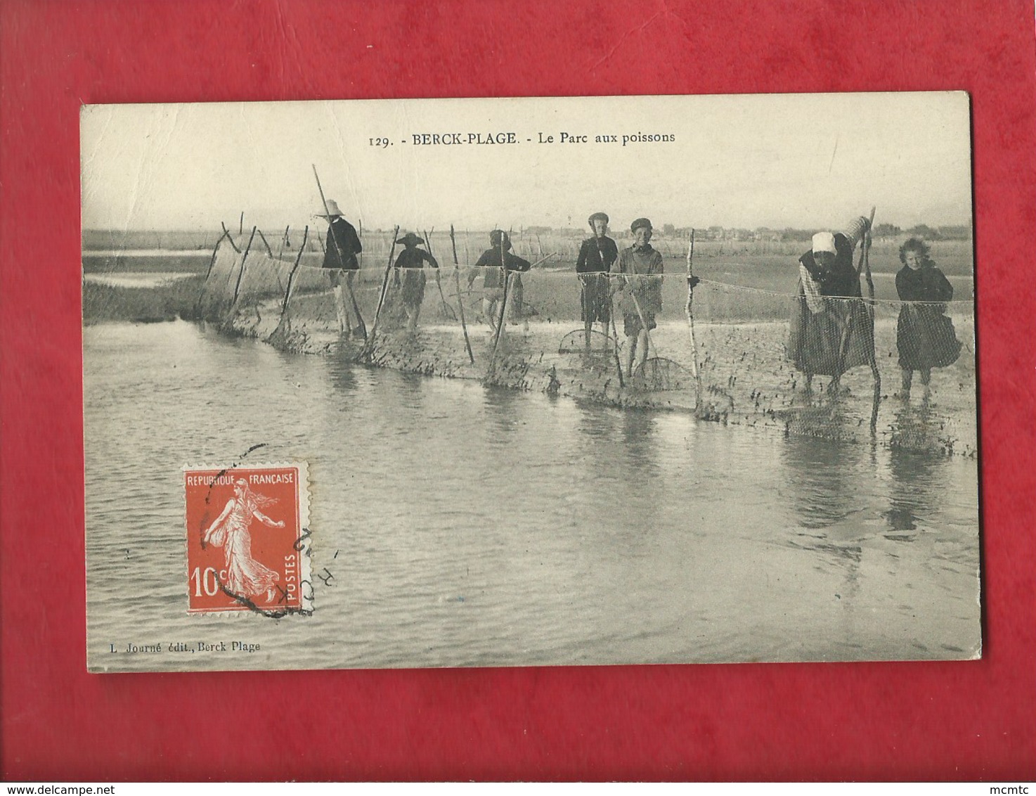 CPA  Abîmée - Berck Plage - Le Parc Aux Poissons - Berck