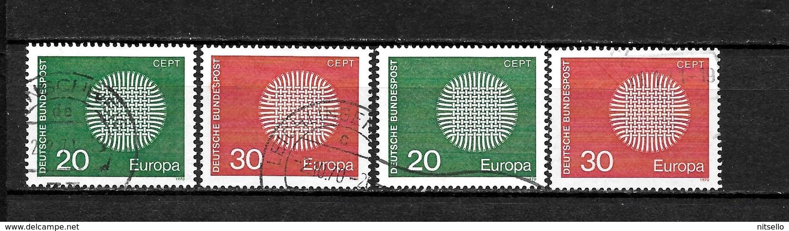 LOTE 2055 /// ALEMANIA FEDERAL  YVERT Nº: 483/484  CATALOG/COTE: 1€   ¡¡¡ OFERTA - LIQUIDATION !!! JE LIQUIDE !!! - 1970