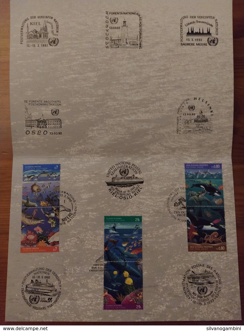 CARTOLINA MAXIMUM D'ESPOSIZIONE SPECIALE "CLEAN OCEANS" - Maximumkarten