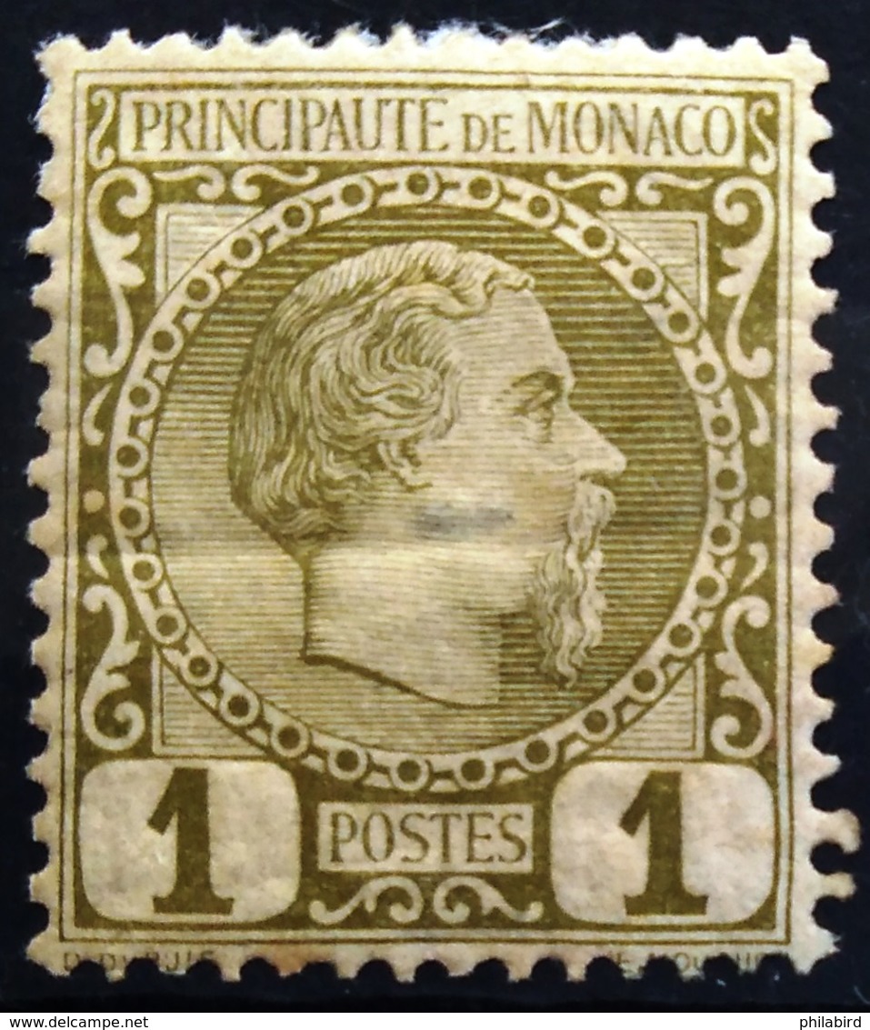 MONACO                   N° 1  Aminci                  NEUF* - Unused Stamps