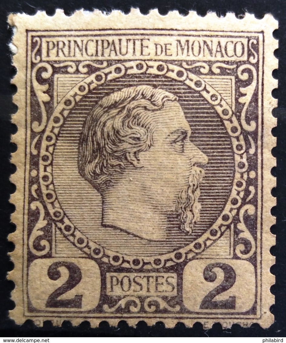 MONACO                   N° 2                    NEUF* - Unused Stamps