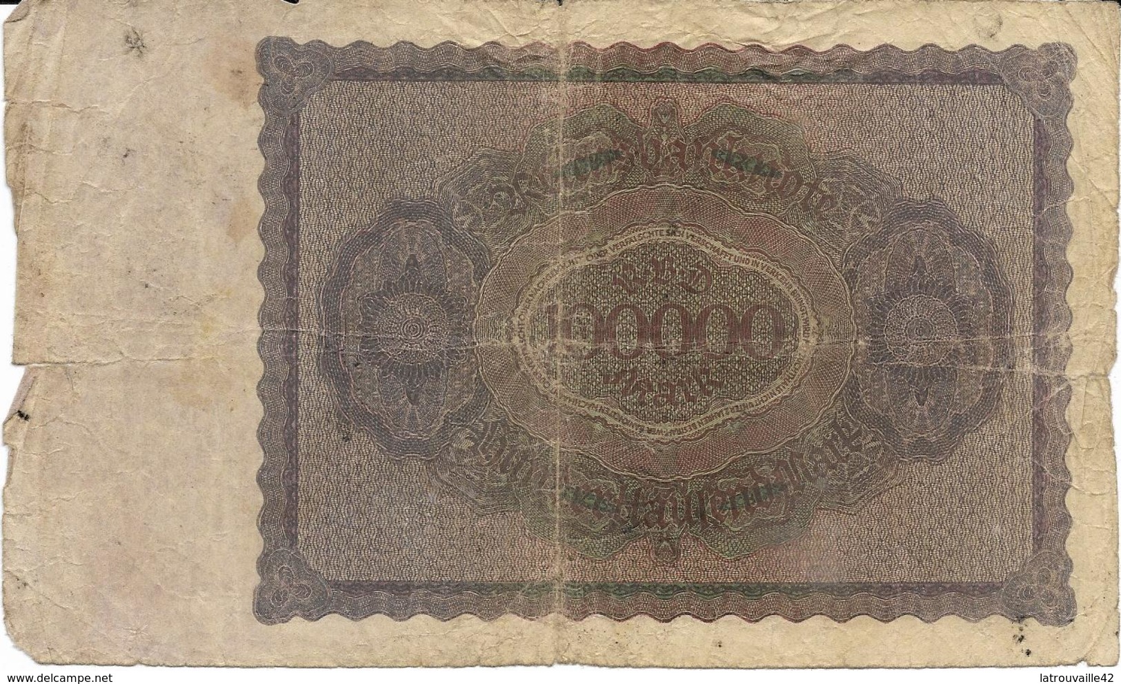 Billet De 100000 Marks Allemagne 01/09/1923 - 100.000 Mark