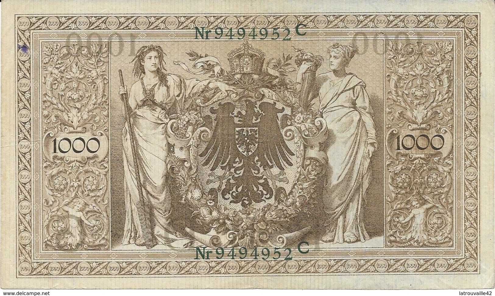 Billet De 1000 Marks Allemagne 21/04/1910 - 10000 Mark