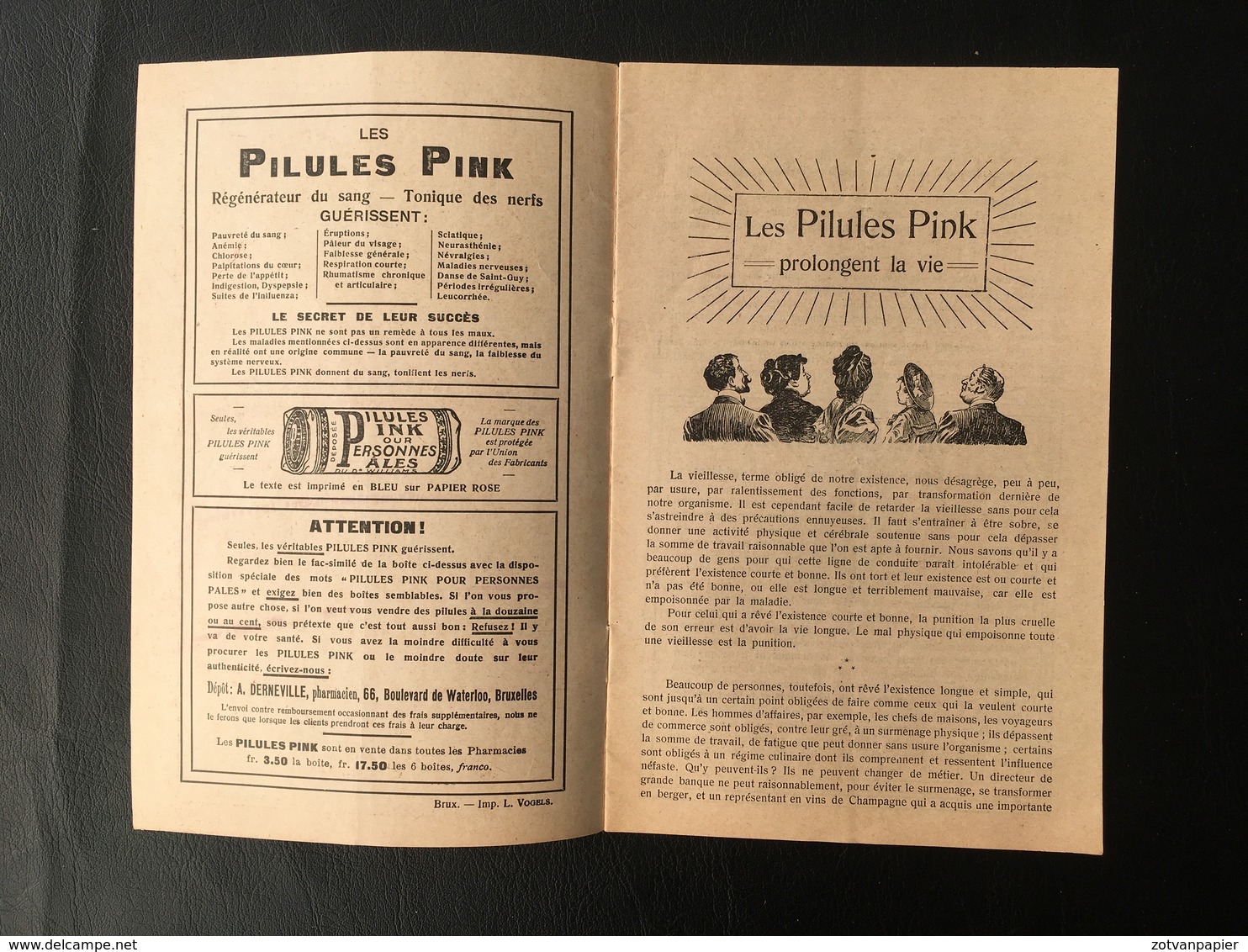 Geneeskunde - Médecine - Apotheek - Pharmacie - Pillen - Pilules - Art Nouveau - Publicidad