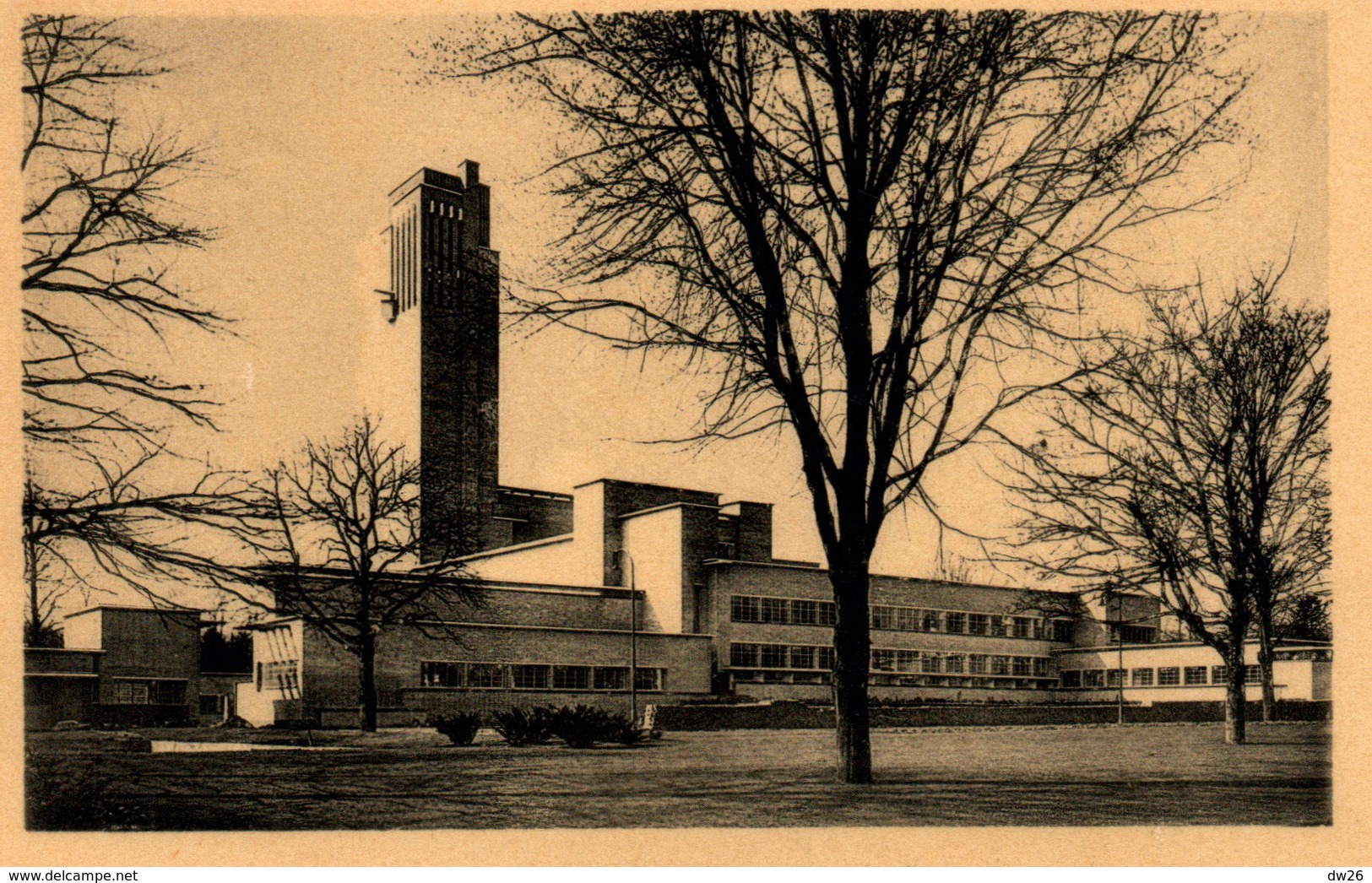 Hilversum (Hollande) William M. Dudok: Hotel De Ville - Carte Nathan N° 6 Non Circulée - Hilversum