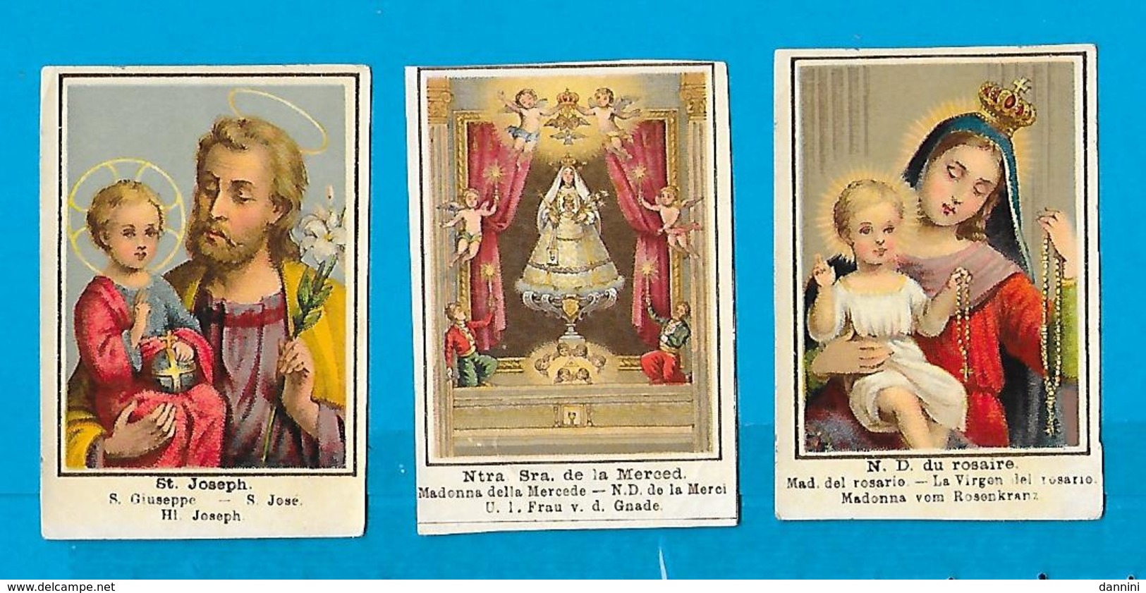 Holycard    3 Pieces - Devotion Images