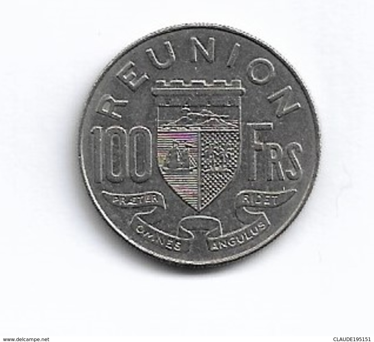 REUNION   PIECE   DE  100  FRANC   1972 - Reunión