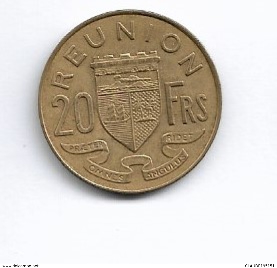 REUNION   PIECE   DE  20  FRANC   1964 - Reunion