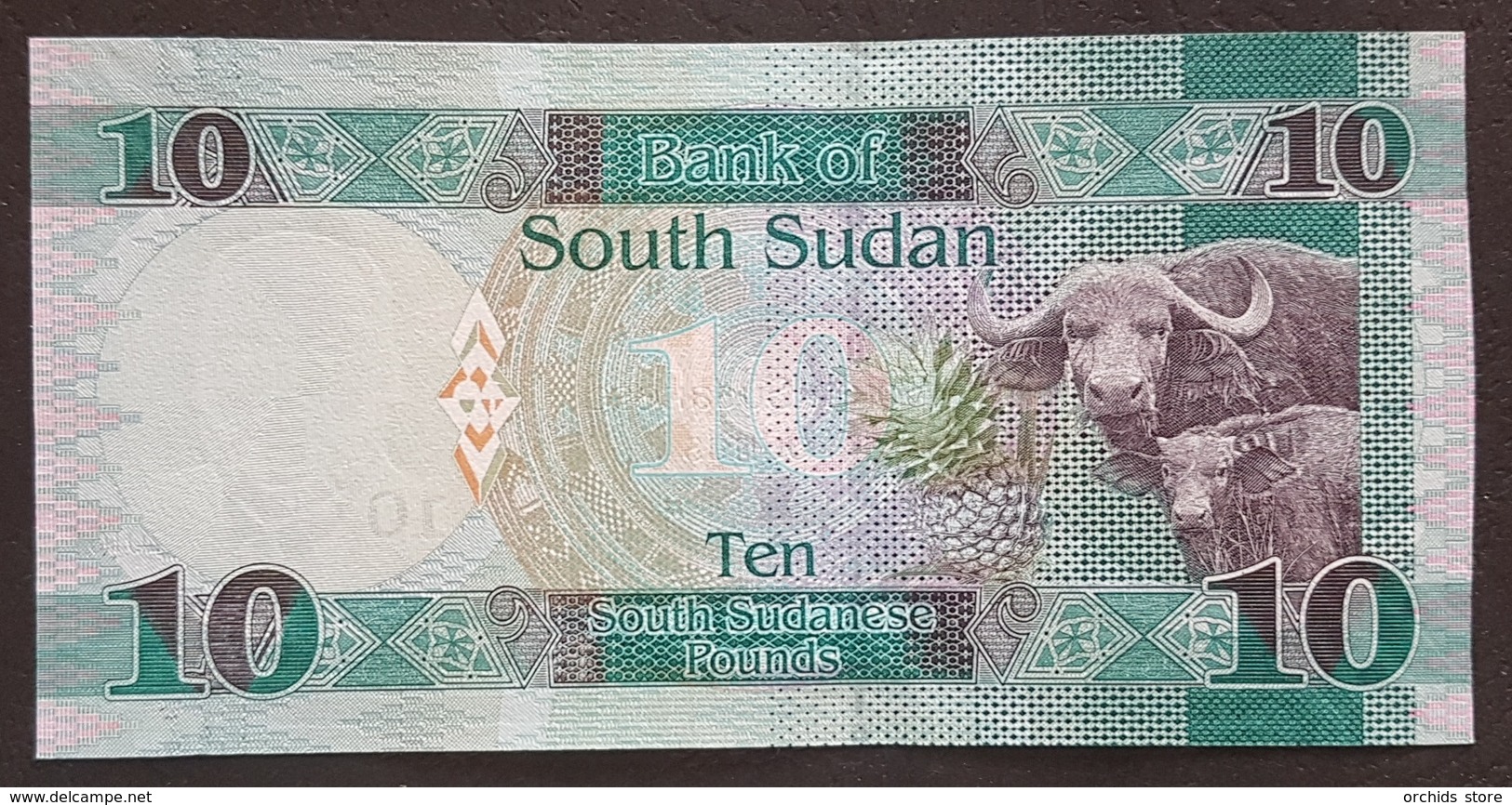 EM0305 - South Sudan 10 Pounds Banknote 2016 UNC P.7c - Südsudan