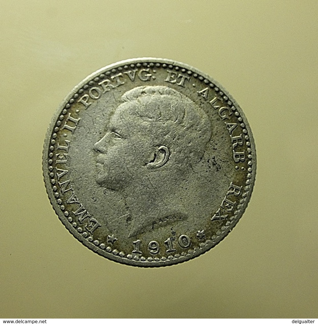 Portugal 100 Reis 1910 Silver - Portugal