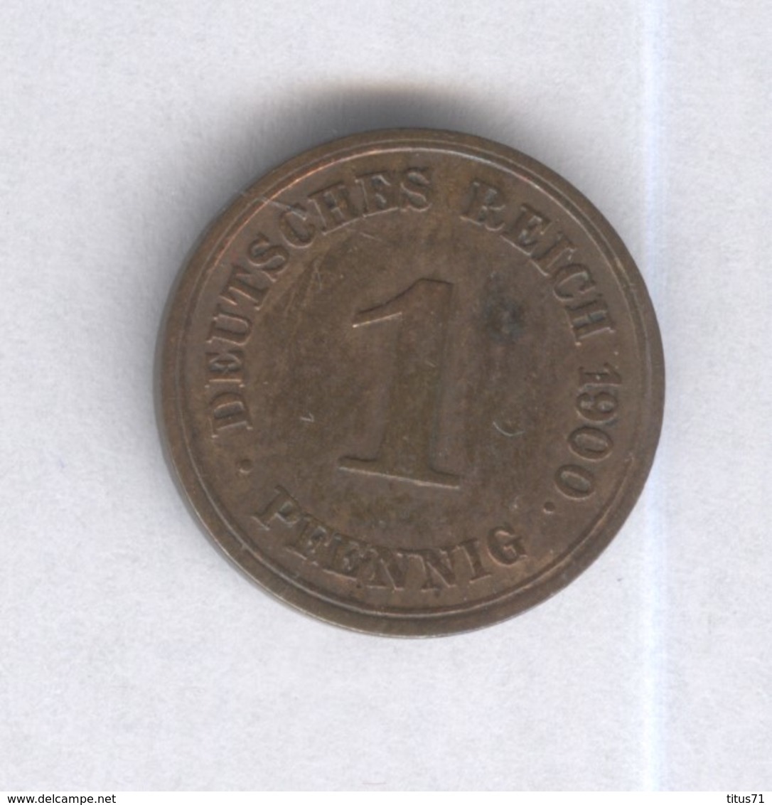 1 Pfennig Allemagne / Germany 1900 - TTB - 1 Pfennig