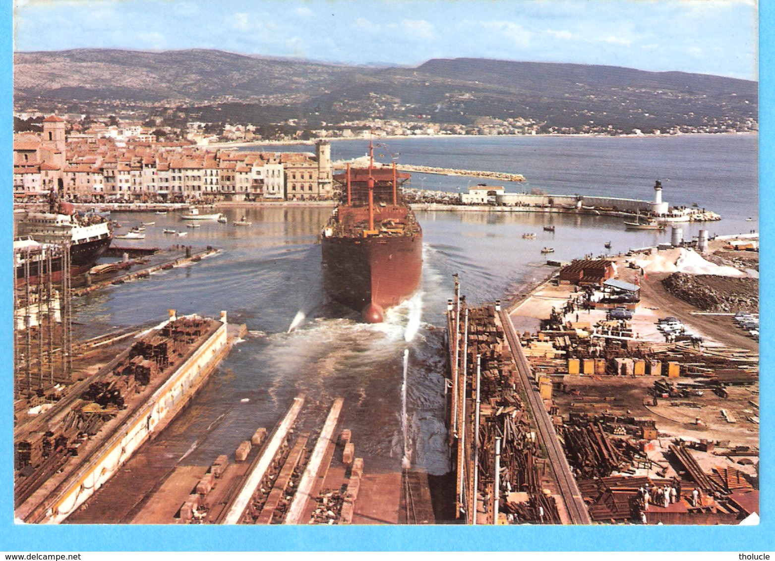 La Ciotat (Bouches-du-Rhône)-Chantier Naval-Lancement D'un Bateau Aux Chantiers De La C.N.C-cachet "La Ciotat-1981" - La Ciotat