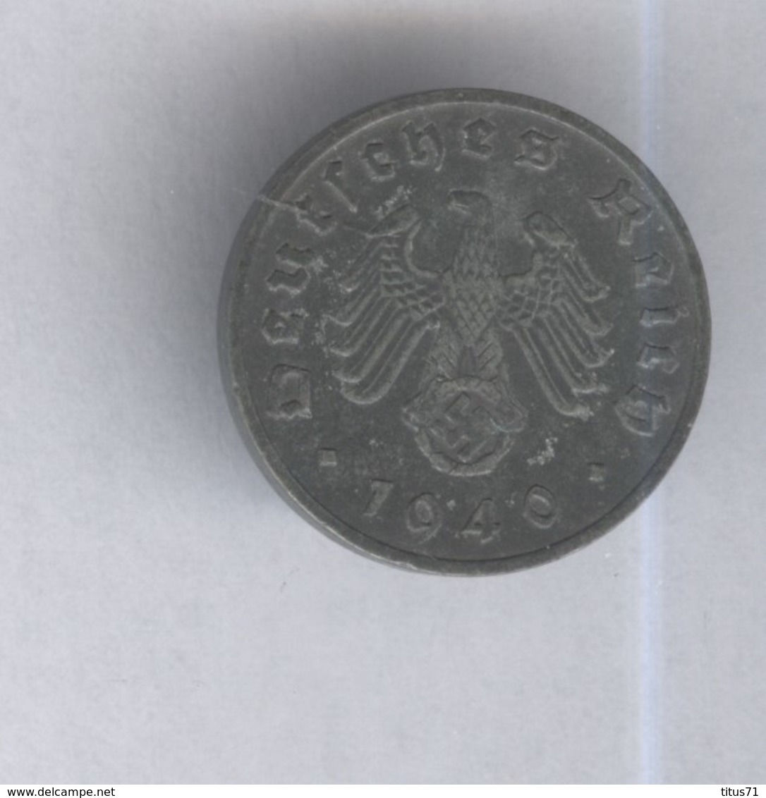 1 Pfennig Allemagne / Germany 1940 A Zinc - TTB - 1 Reichspfennig