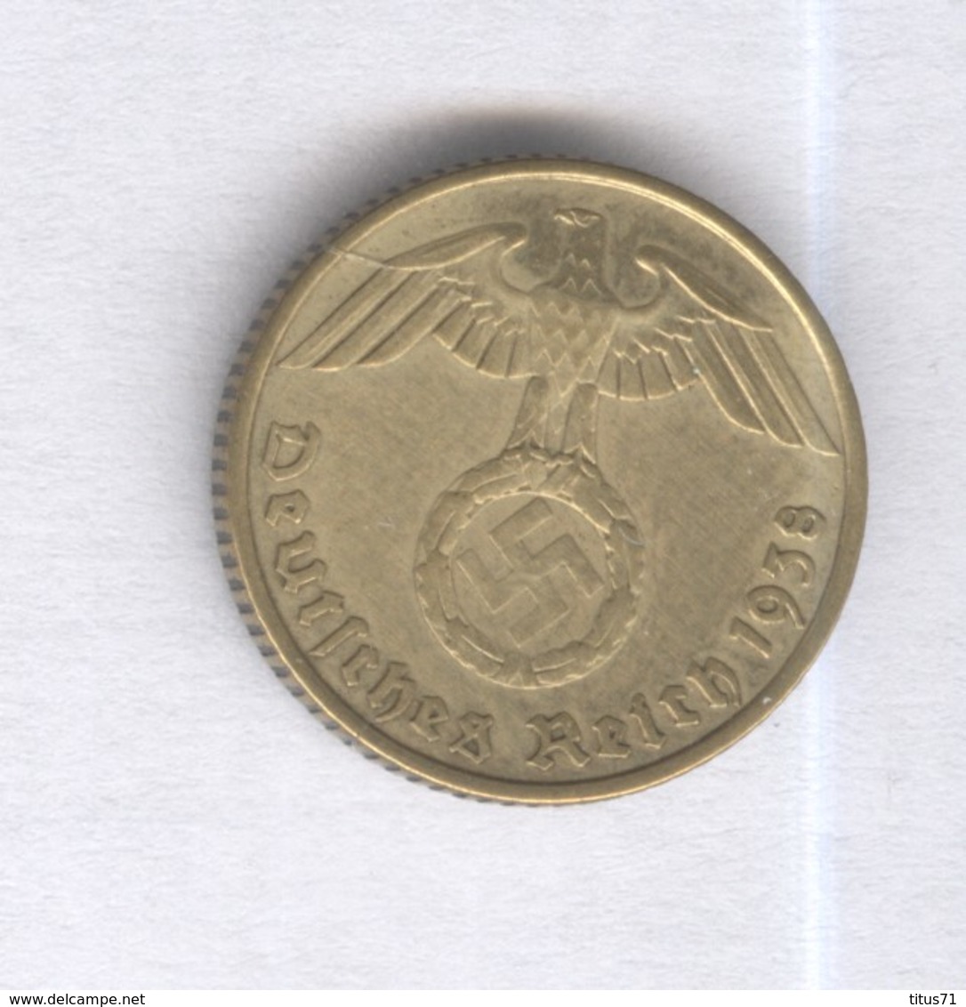 5 Pfennig Allemagne / Germany 1938 A - TTB - 5 Reichspfennig