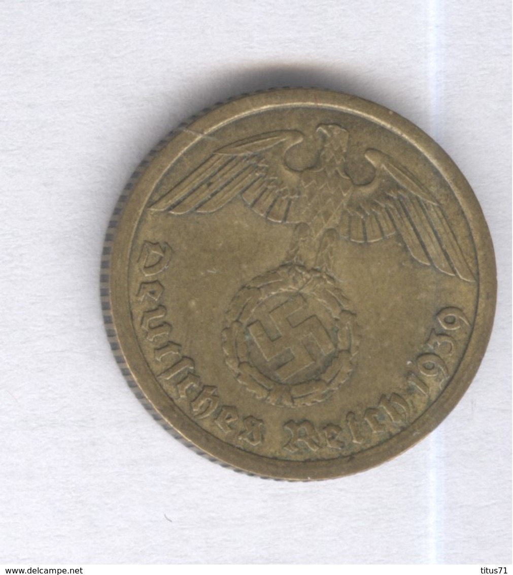 10 Pfennig Allemagne / Germany 1939 A - TTB - 10 Reichspfennig