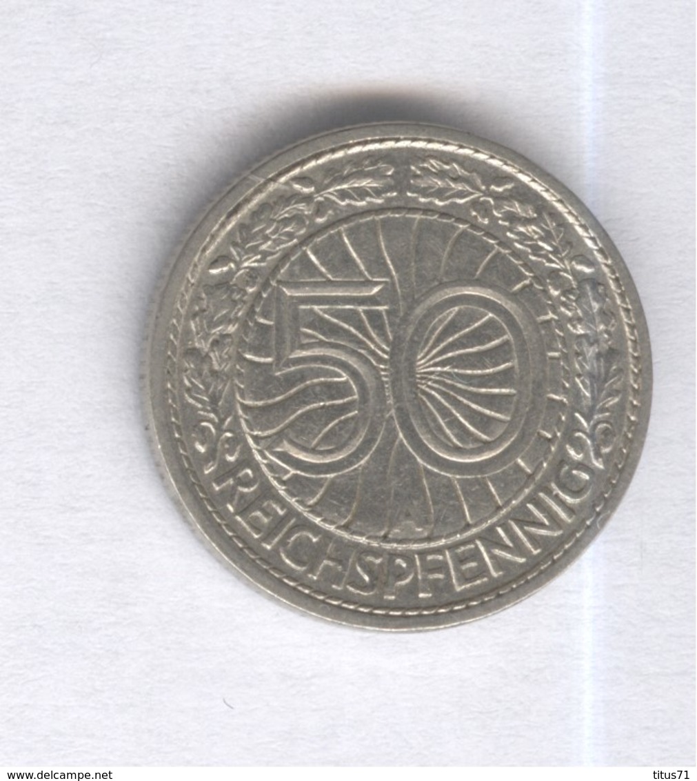50 Pfennig Allemagne / Germany 1927 A - SUP - 50 Rentenpfennig & 50 Reichspfennig