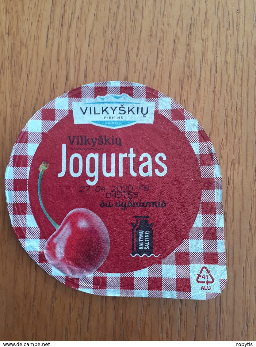 Lithuania Litauen Yogurt Top 2020 - Milk Tops (Milk Lids)