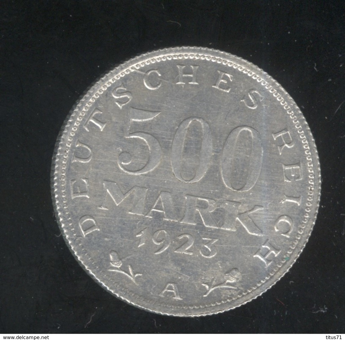 500 Mark Allemagne / Germany 1923 A - TTB++ - 50 Rentenpfennig & 50 Reichspfennig