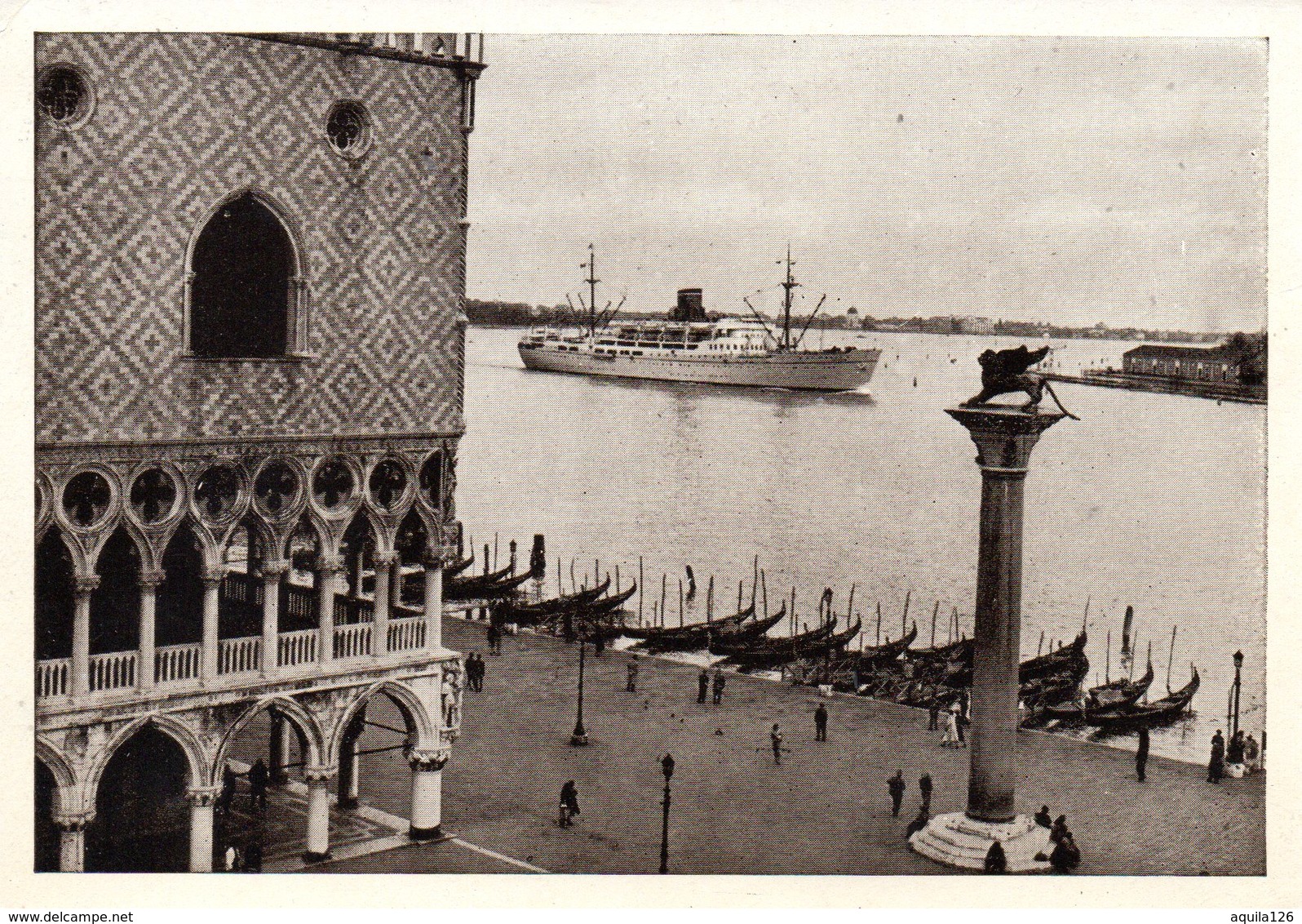 BELLISSIMA CARTOLINA     VENEZIA NAVE ESPERIA     E3327 - Steamers