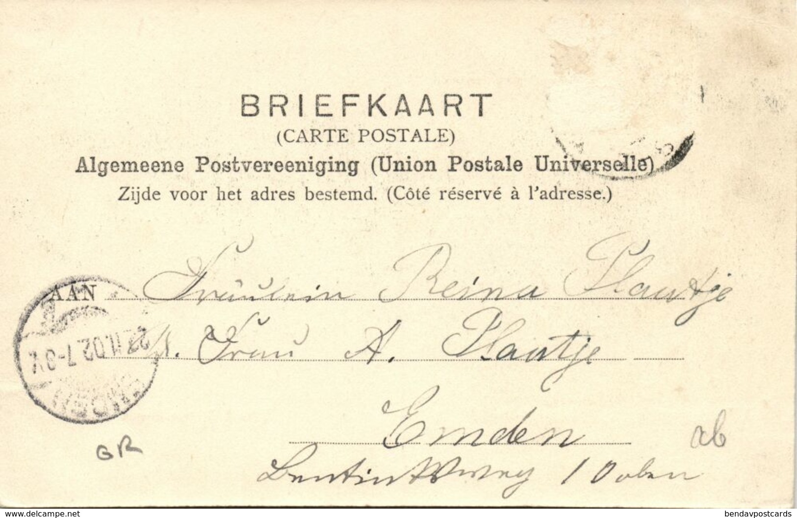 Nederland, WINSCHOTEN, Emmastraat (1902) Ansichtkaart - Winschoten
