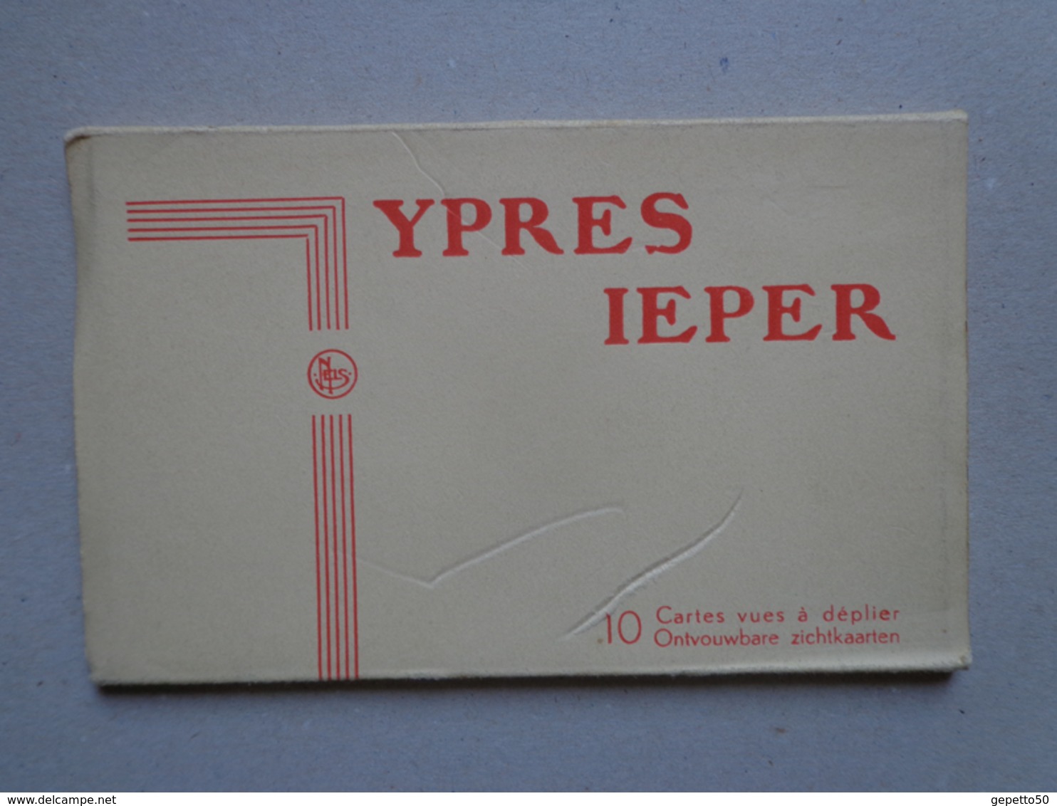 Ieper Ypres  Carnet  De 10-1 Cartes Ed Nels Thill - Ieper