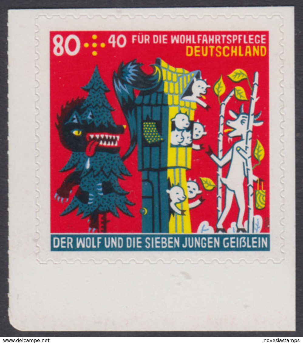 !a! GERMANY 2020 Mi. 3526 MNH SINGLE From Booklet (self-adhesive / -b-) - Fairy Tale Of Brothers Grimm - Ongebruikt