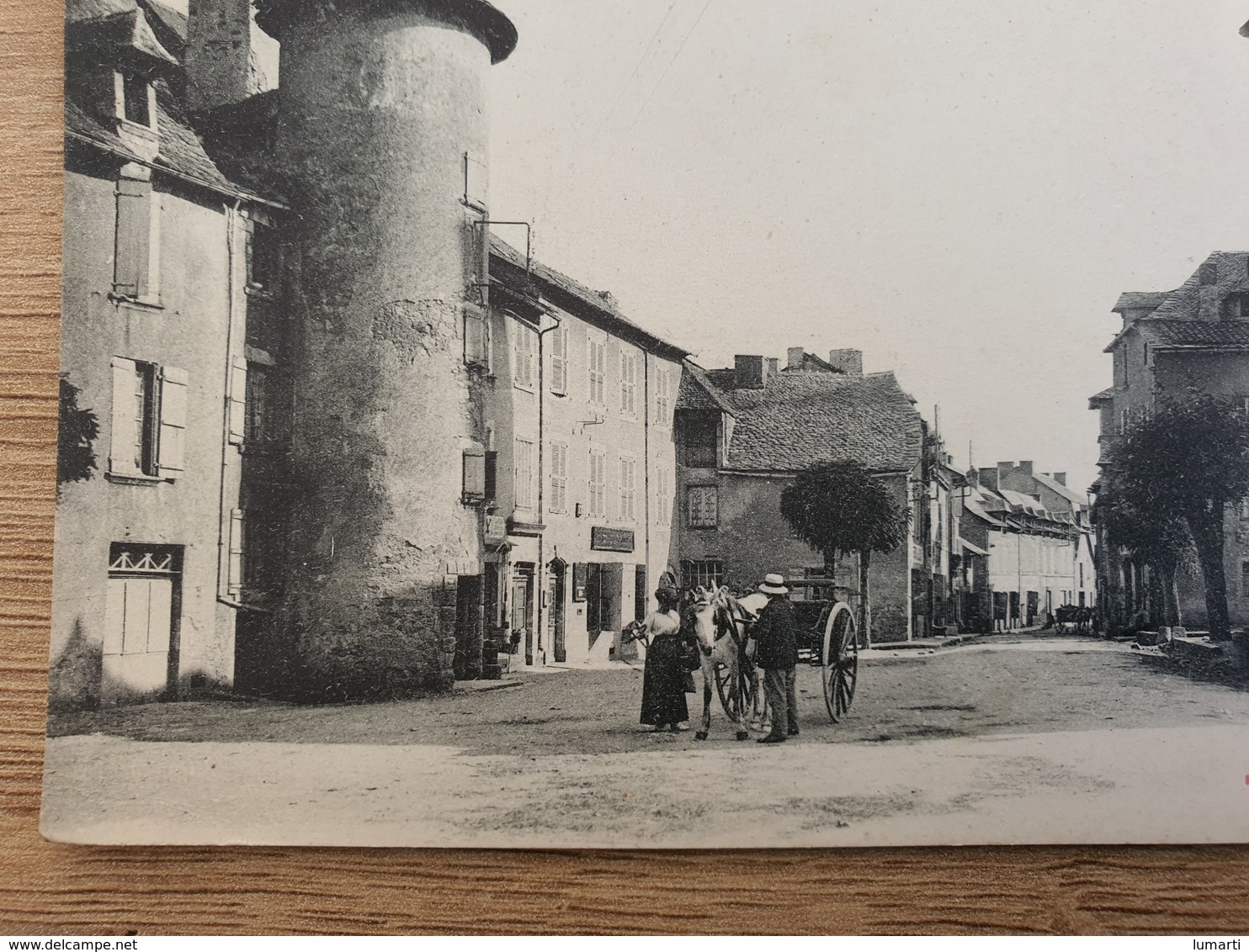 CPA Dpt 12 N°355 - Montbazens - Place De La Poste - 1919  (livraison Gratuit France) - Montbazens