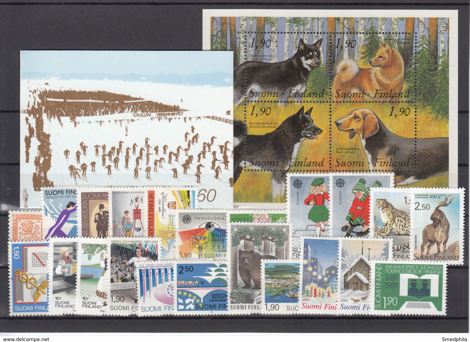 Finland 1989 - Full Year MNH ** - Años Completos