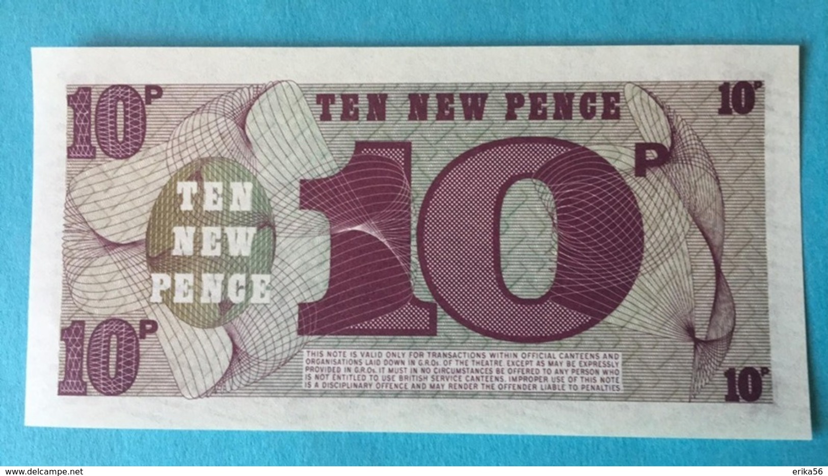 Billet British Armed Forces 10 Pound - Autres & Non Classés