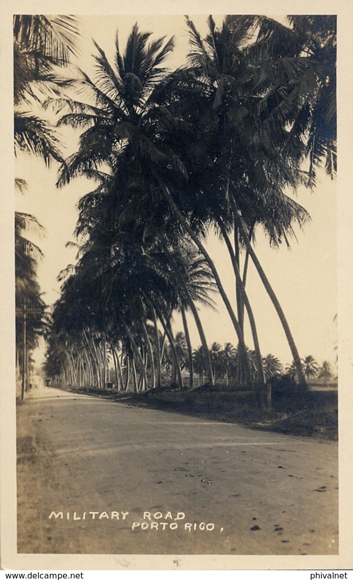 PUERTO RICO - T.P. NO CIRCULADA , MILITARY ROAD - Puerto Rico