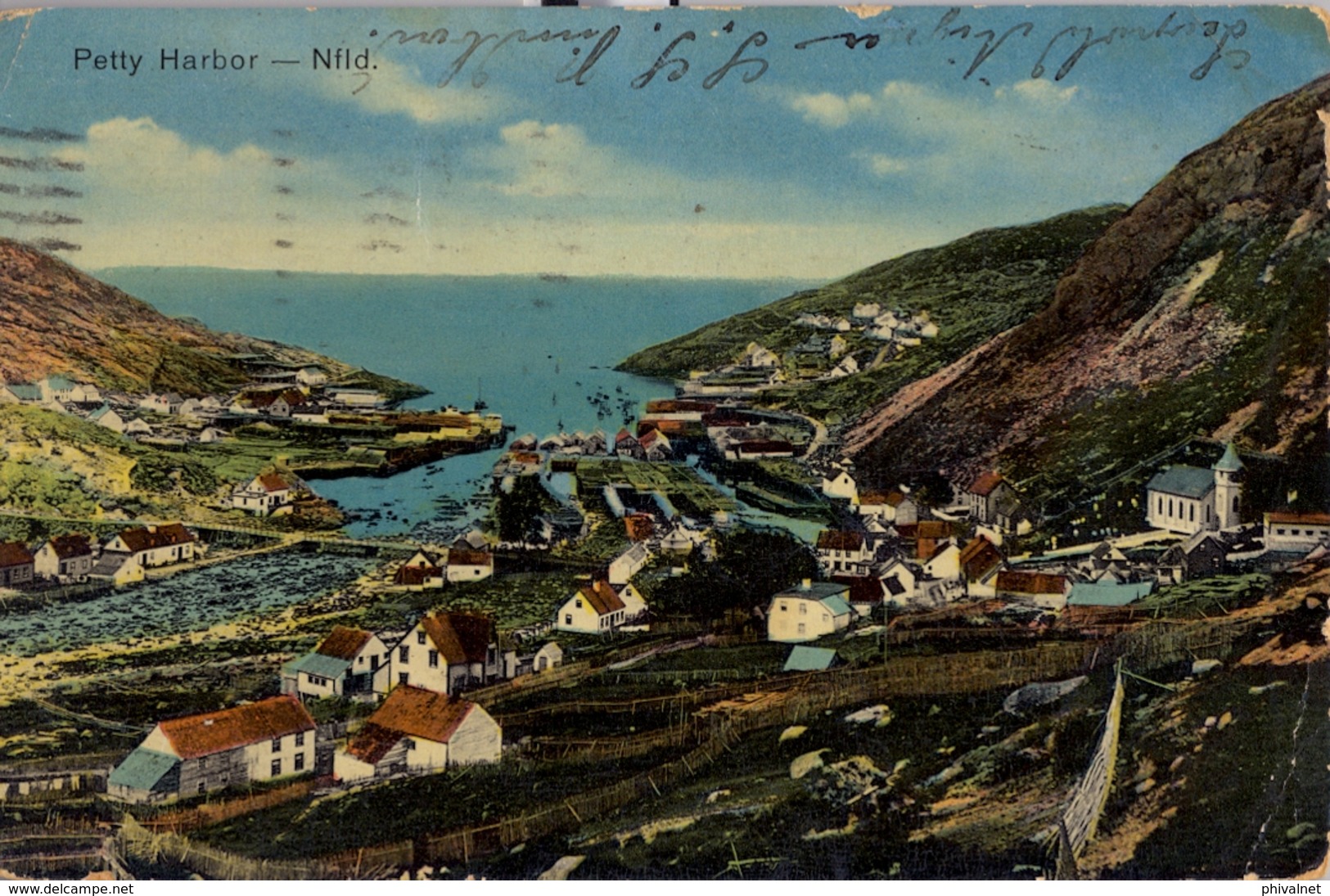 1917 TERRANOVA / TERRE NEUVE , T.P. CIRCULADA ,  PETTY HARBOR - Autres & Non Classés