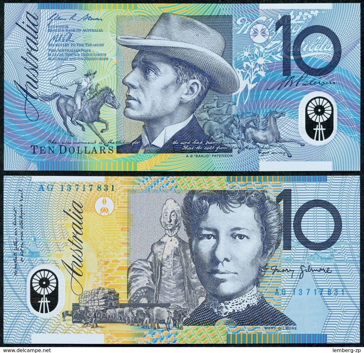 Australia - 10 Dollars 2013 UNC P. 58g Polymer Lemberg-Zp - Other & Unclassified