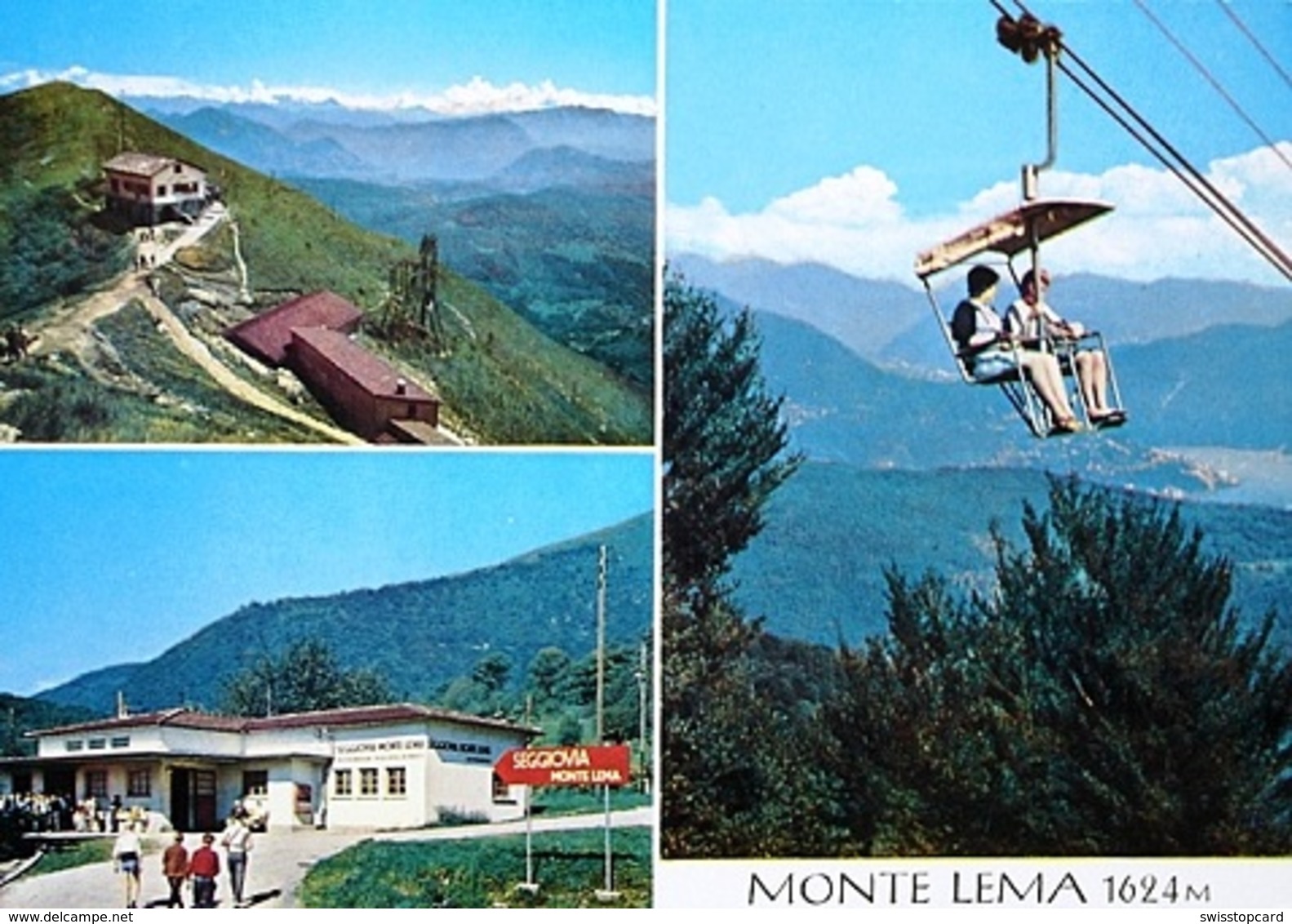 Miglieglia Monte Lema Stazione Seggiovia Sesselbahn - Miglieglia