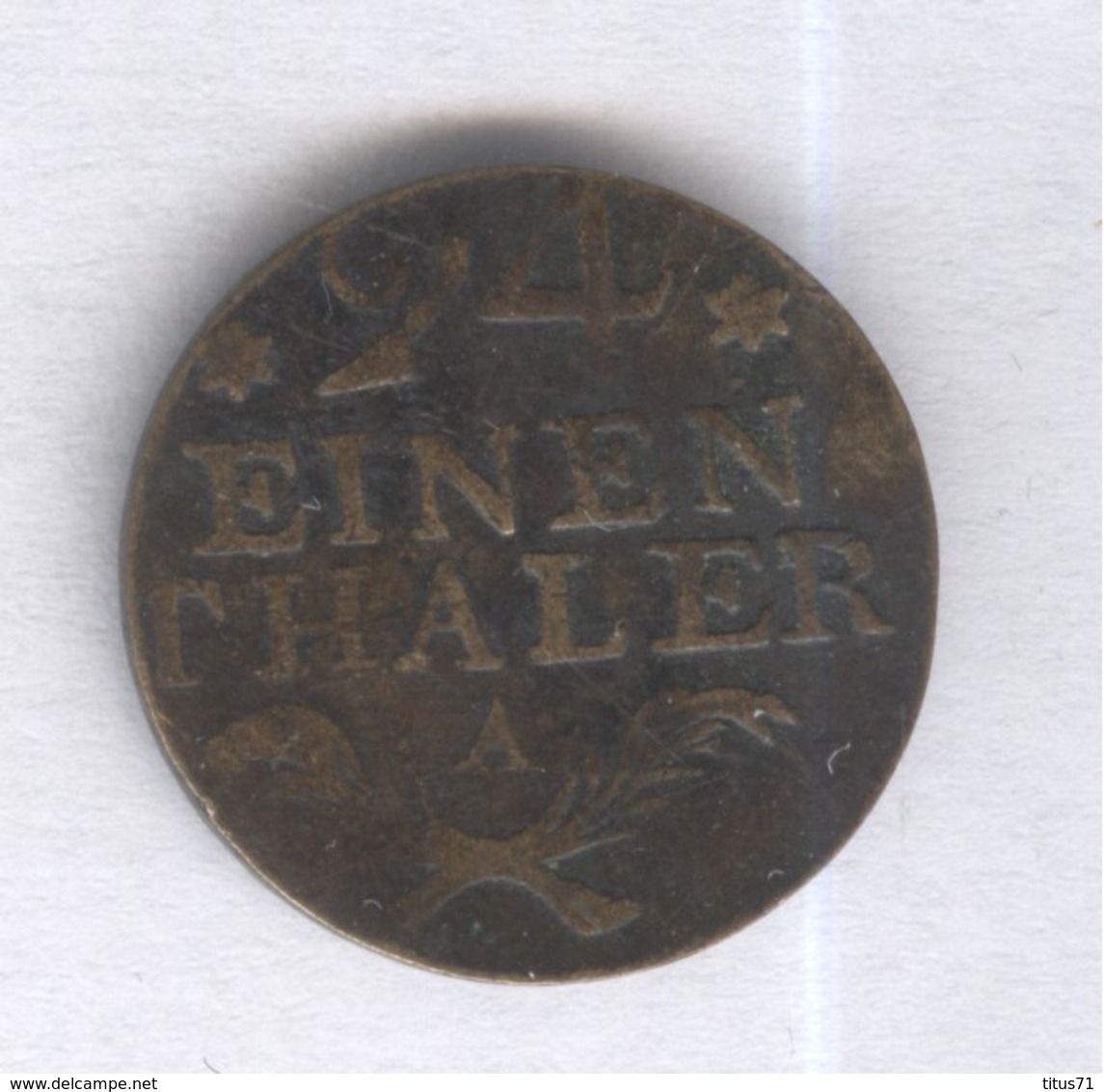 1/24 Thaler Allemagne 1782 A - TTB - Piccole Monete & Altre Suddivisioni