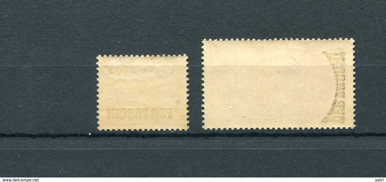 Vaticano (1931) - Pacchi Postali (2 Scan) ** 75 Cent = *; 2 Lire Con Decalco - Postpakketten