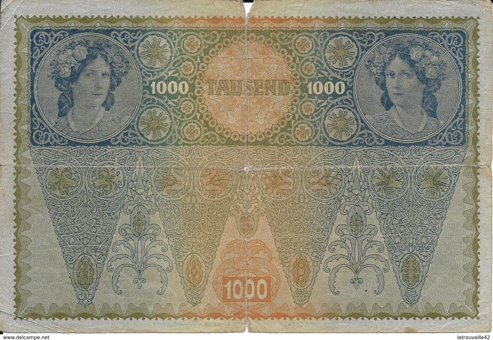 Billet De 1000 Marks Autriche Hongrie 02/01/1902 - Sonstige – Europa