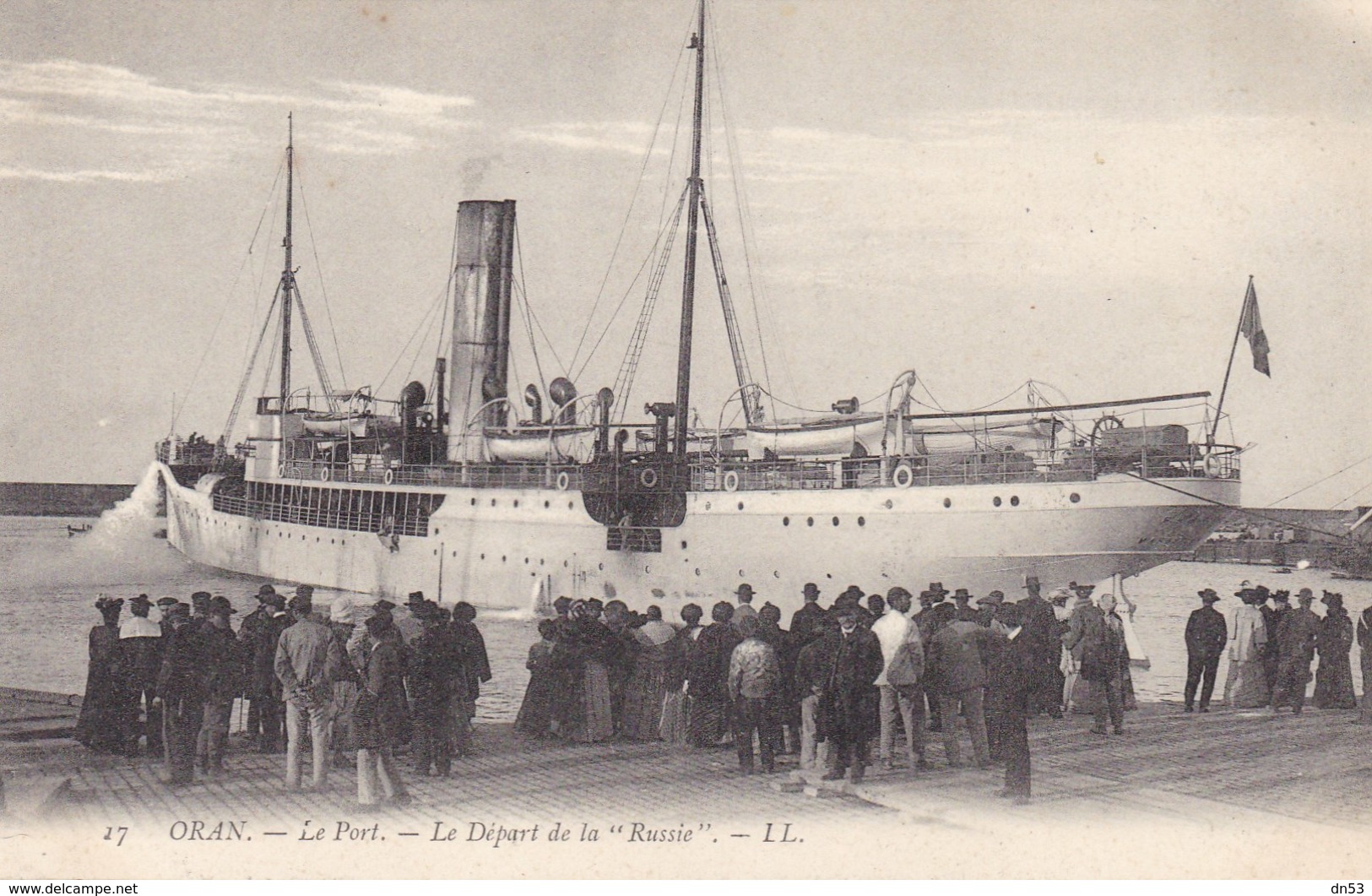 Algérie - Oran - Le Port - Le Départ De La "Russie" - Oran