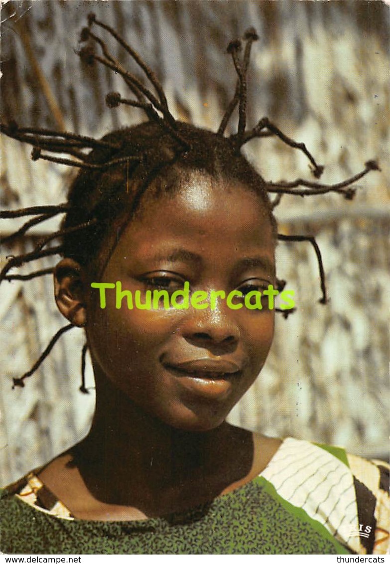 CPSM AFRIQUE EN COULEURS COIFFURE AFRICAINE HAUTE VOLTA - Burkina Faso